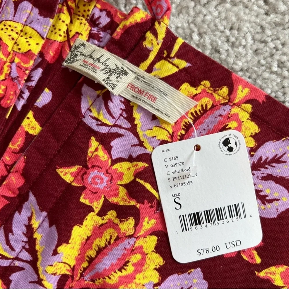 Free People - Summer Of Love Bandeau - Wine - size Small - Picture 2 of 6